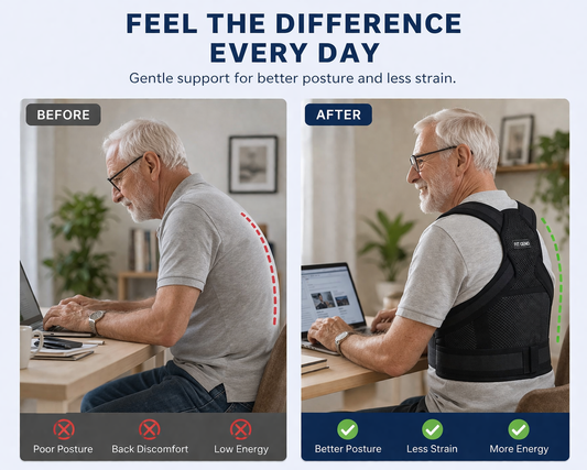 Adjustable Posture Support Brace for Daily Comfort