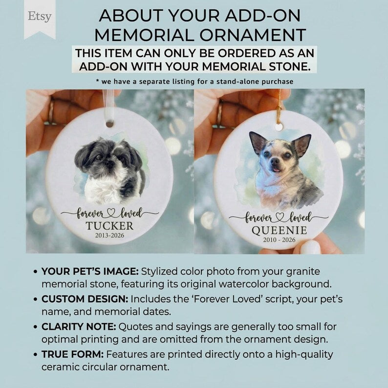 Personalized Pet Memorial Stone | Custom Grave Marker | Engraved Headstone for Cats & Dogs | Outdoor Animal Burial Monument | Pet Tombstone
