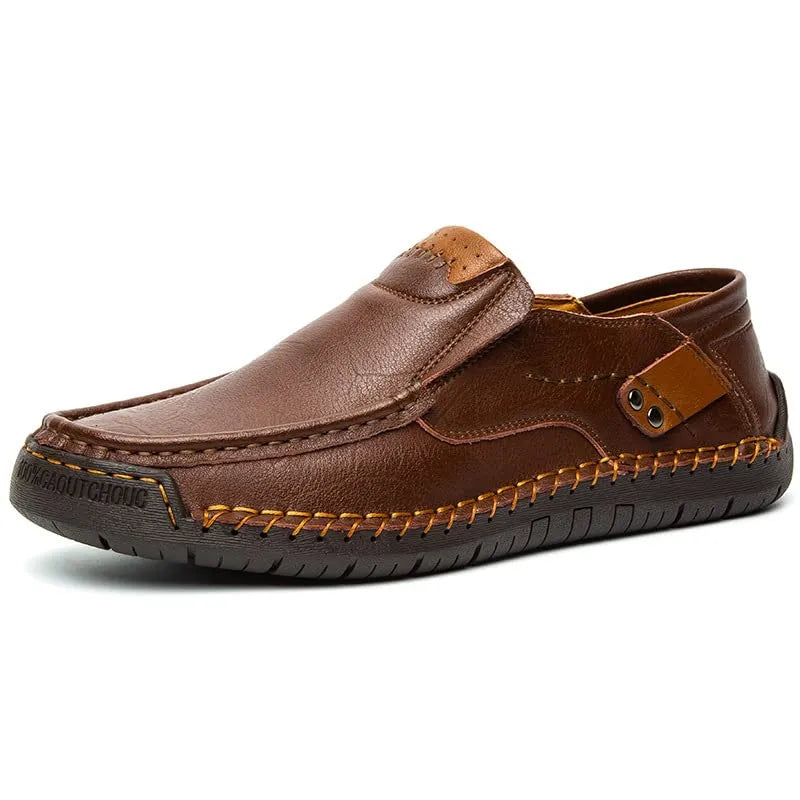 ⏰Last Day 70% OFF🔥Men's Handmade Genuine Leather Slip-On Loafers