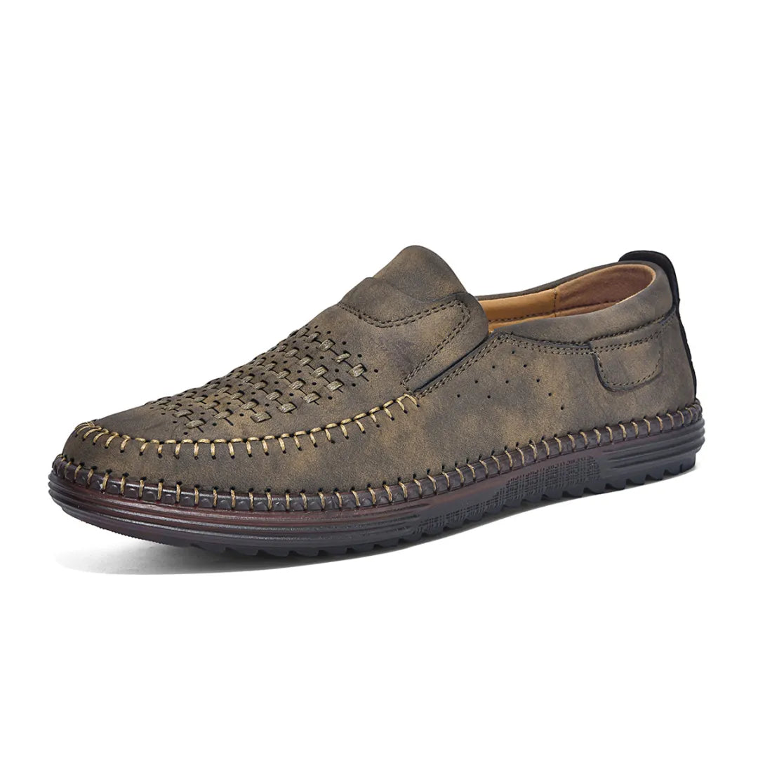 ⏰Limited Time 60% OFF - Men's Premium Cowhide Breathable Slip-On Driving Shoes