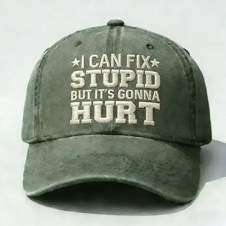 That's What I Do I Fix Stuff And I Know Things Embroidery Cap