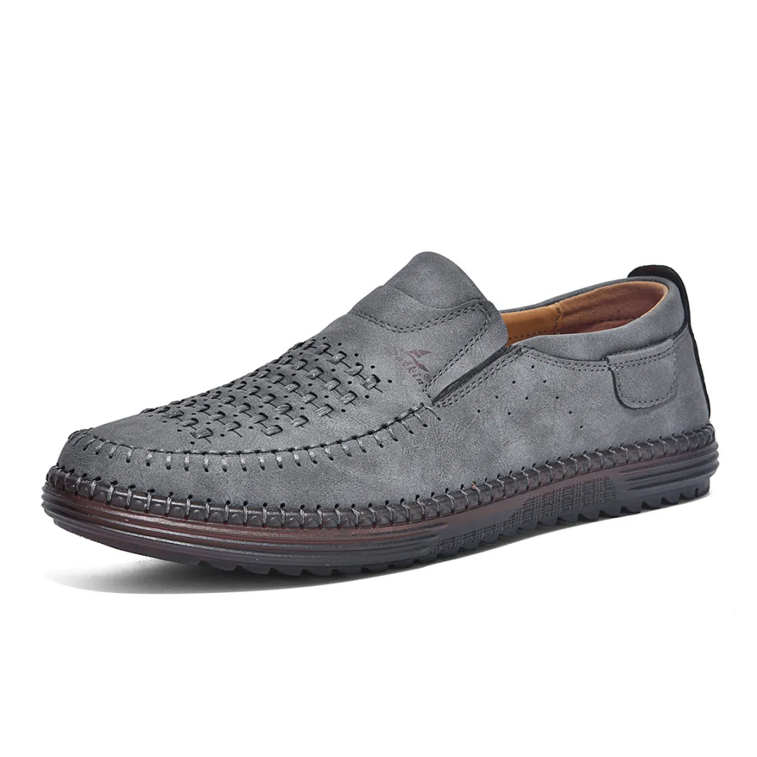 ⏰Limited Time 60% OFF - Men's Premium Cowhide Breathable Slip-On Driving Shoes