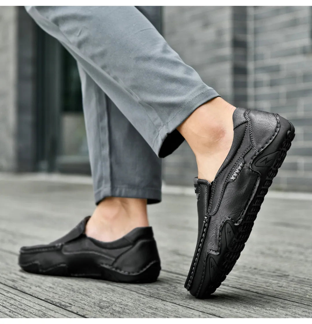 ⏰LAST DAY 60% OFF - Men's Summer Stitched Slip-On Loafers – Casual & Comfortable