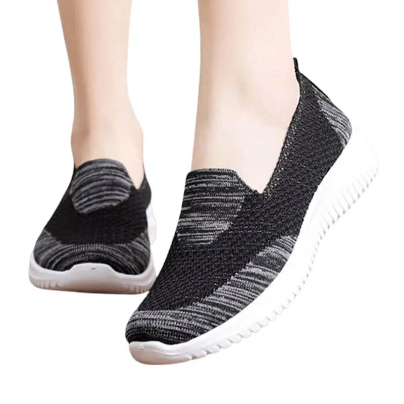 2024 new flying woven women's shoes