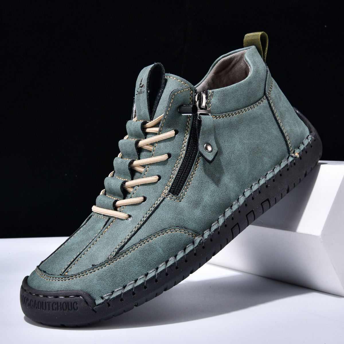 ⏰LAST DAY-70% OFF🛒Men's Outdoor Casual Leather Boots – Comfortable for Walking & Driving