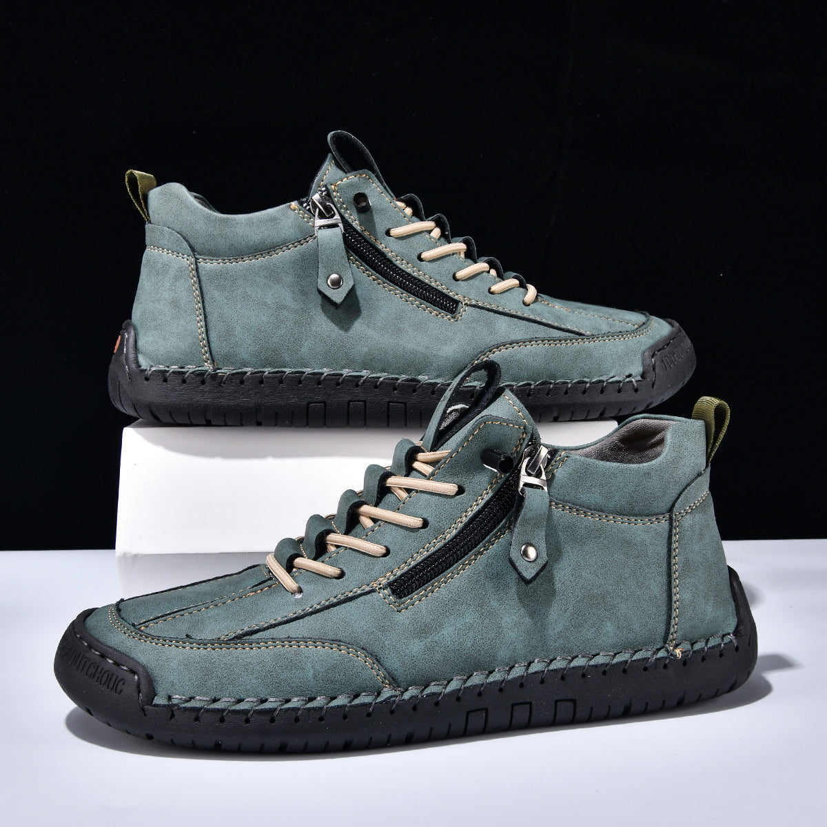 ⏰LAST DAY-70% OFF🛒Men's Outdoor Casual Leather Boots – Comfortable for Walking & Driving