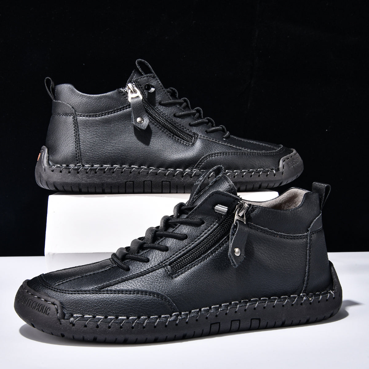 ⏰LAST DAY-70% OFF🛒Men's Outdoor Casual Leather Boots – Comfortable for Walking & Driving
