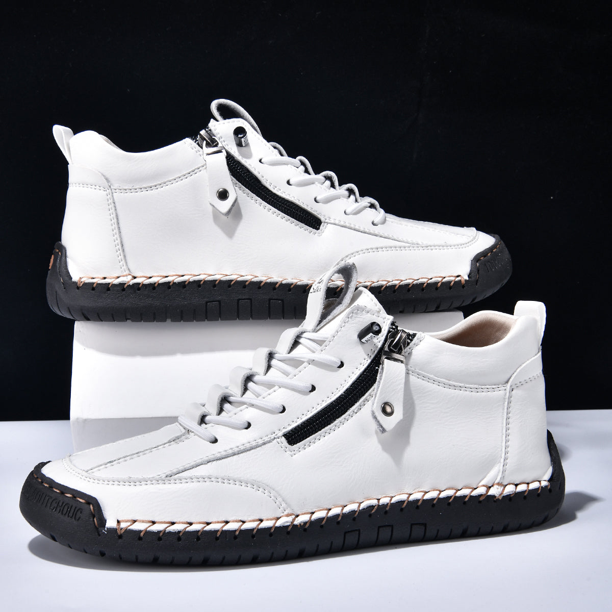 ⏰LAST DAY-70% OFF🛒Men's Outdoor Casual Leather Boots – Comfortable for Walking & Driving