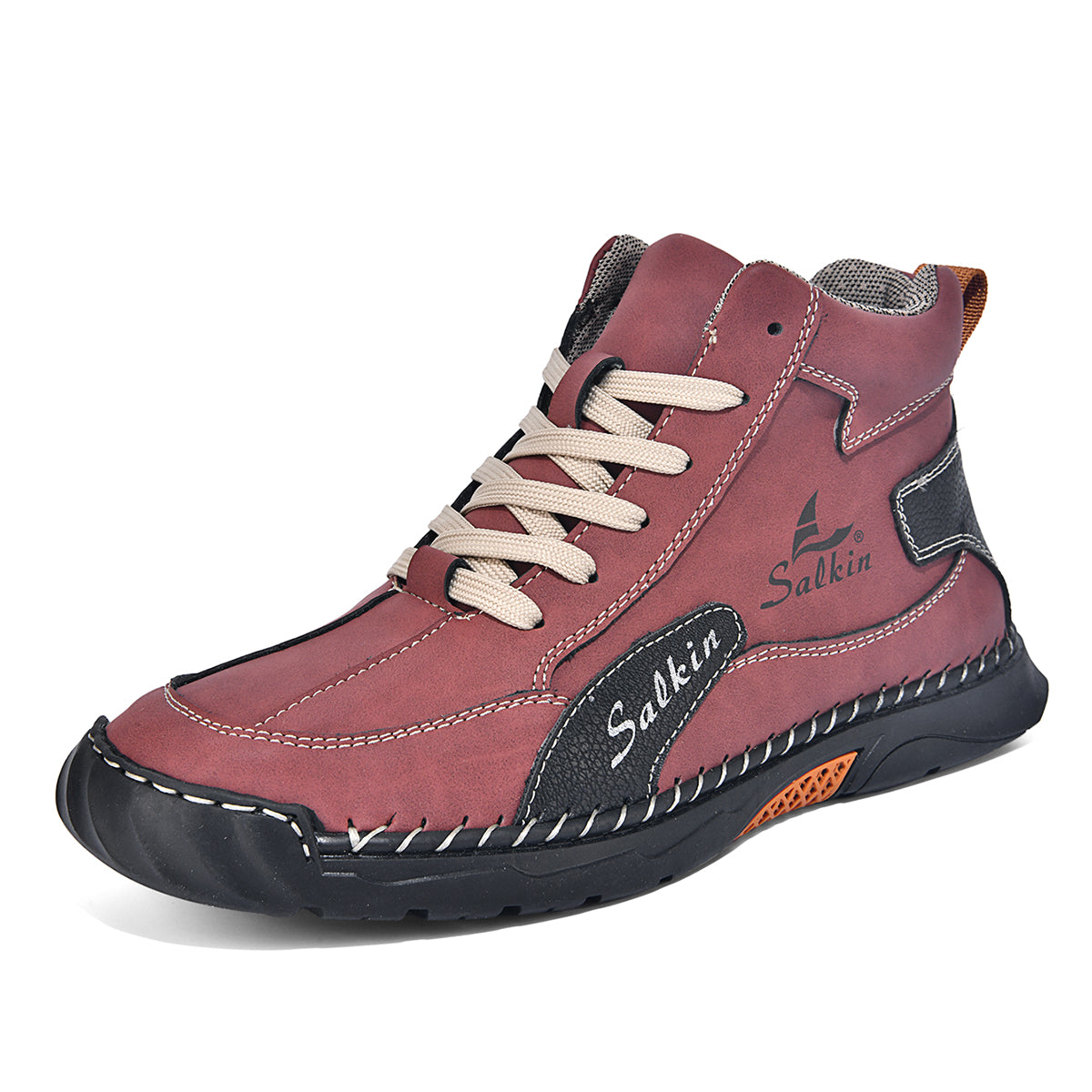 Men's Orthopedic Leather Shoes - Wide Toe | Waterproof | Structured Support | Non-Slip | Anti-Wear | Comfortable