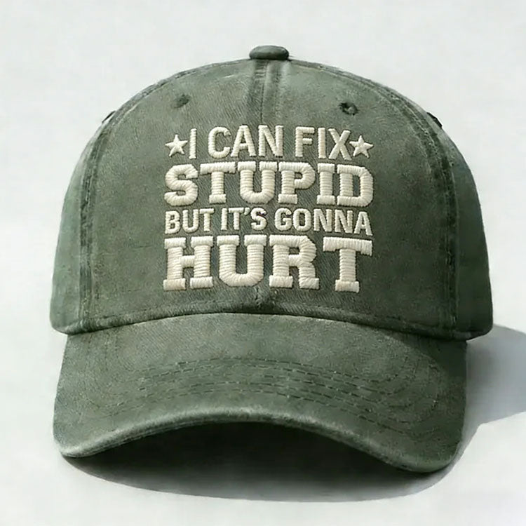 That's What I Do I Fix Stuff And I Know Things Embroidery Cap