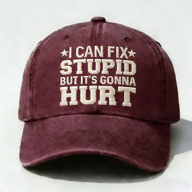 That's What I Do I Fix Stuff And I Know Things Embroidery Cap