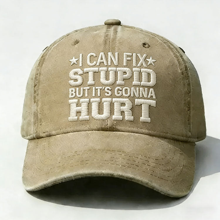 That's What I Do I Fix Stuff And I Know Things Embroidery Cap
