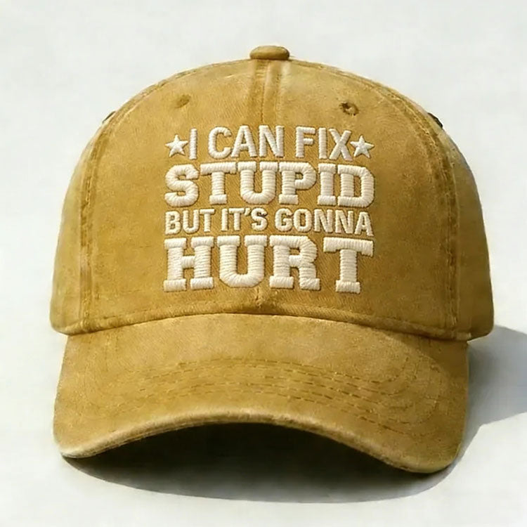 That's What I Do I Fix Stuff And I Know Things Embroidery Cap