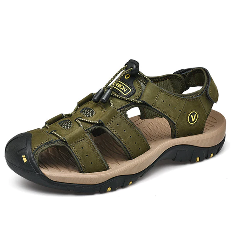 🎁 Don’t Miss 50% -The 2026 'Walking on Clouds' Leather Sandal That Thousands of Men Are Switching To