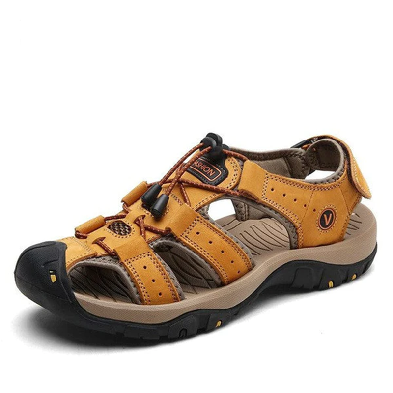 🎁 Don’t Miss 50% -The 2026 'Walking on Clouds' Leather Sandal That Thousands of Men Are Switching To