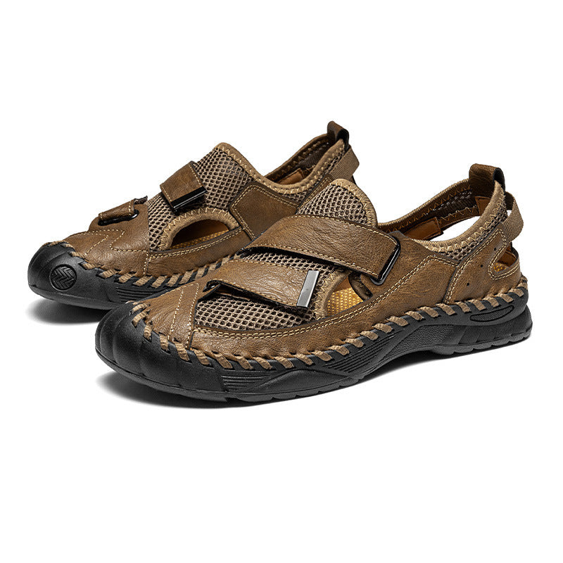 🎁 Don’t Miss 50% -The 2026 'Walking on Clouds' Leather Sandal That Thousands of Men Are Switching To