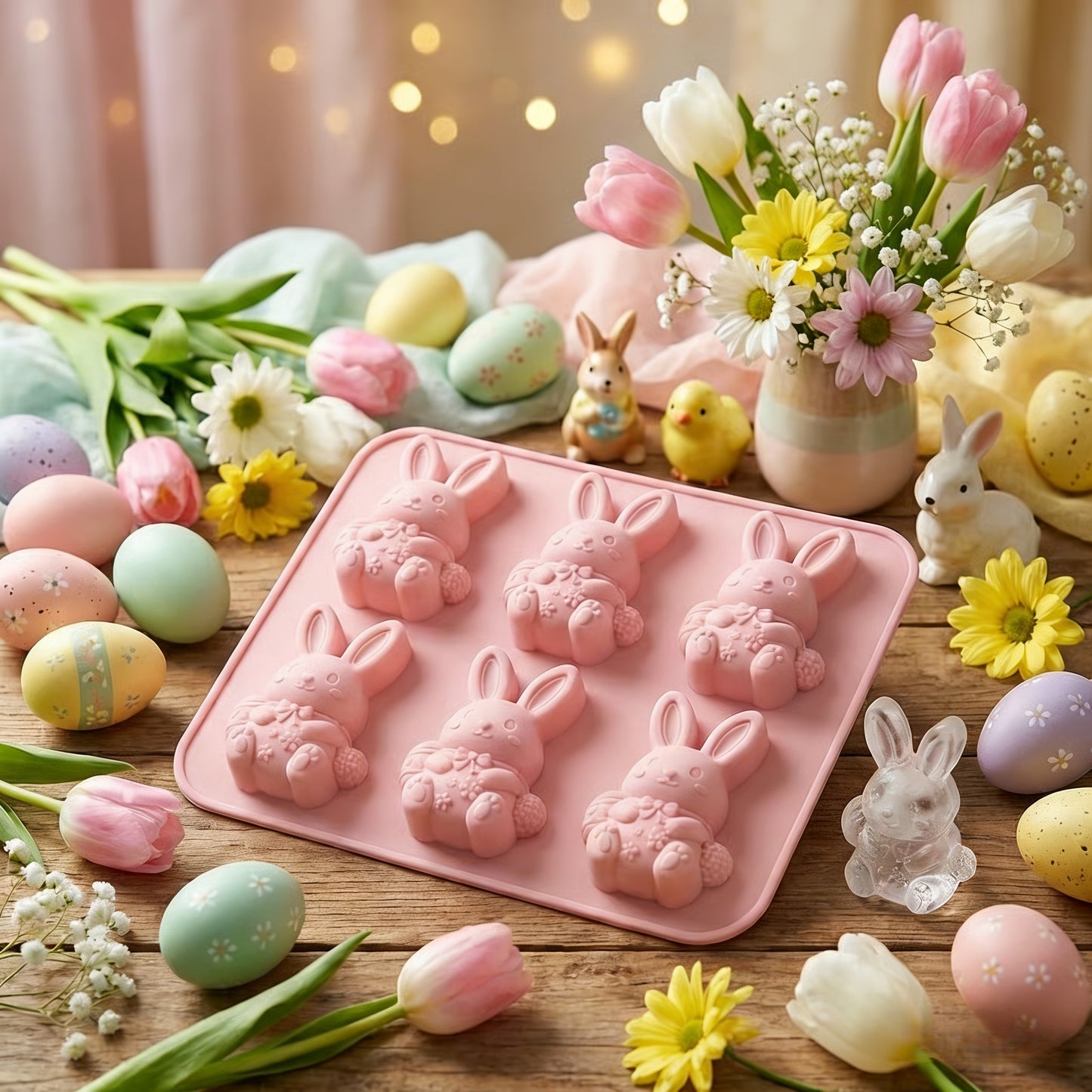 🐮 Mini Highland Cow Ice Cube & Dessert Mold 🧊🍪 Cute 3D Ice for Drinks, Parties & Gifts🎁