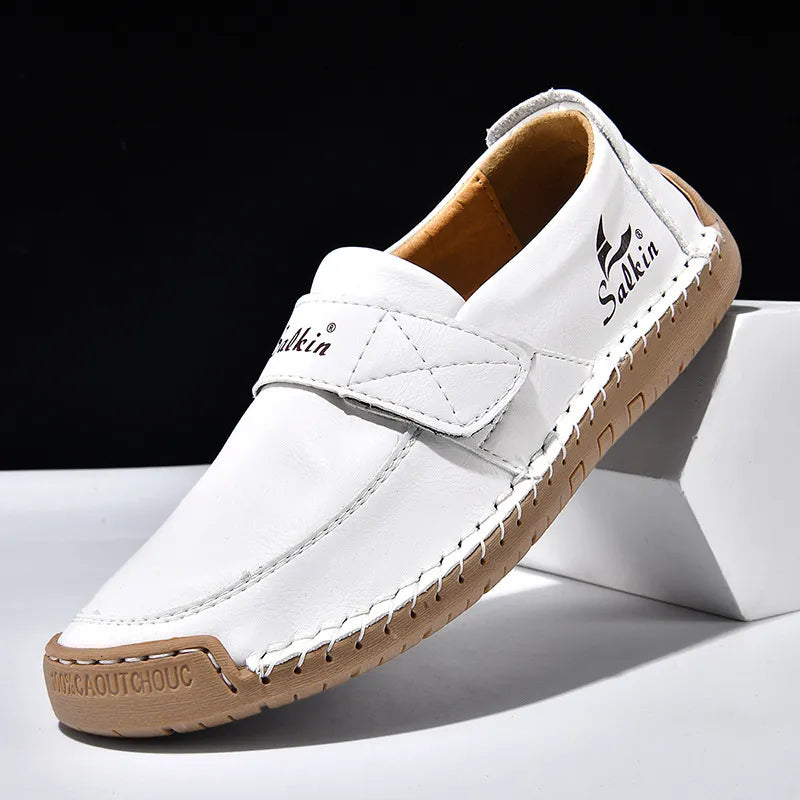 ⏰Last Day 70% OFF🔥Women's Premium Leather Hand-Stitched Slip-Ons