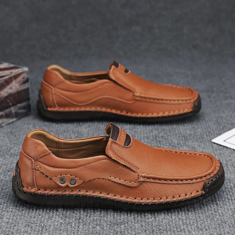 ⏰Ending Soon 70% OFF🔥Men's Classic Leather Slip-On Moc Loafers