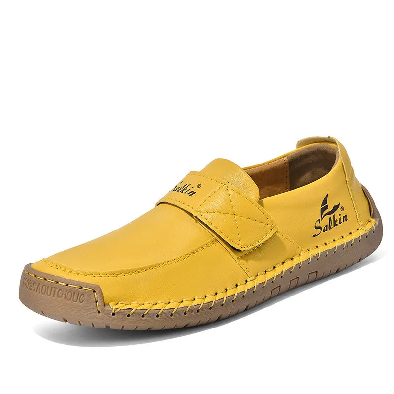 ⏰Last Day 70% OFF🔥Women's Premium Leather Hand-Stitched Slip-Ons