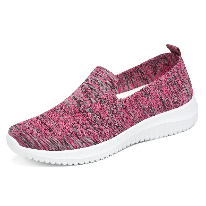 2024 new flying woven women's shoes