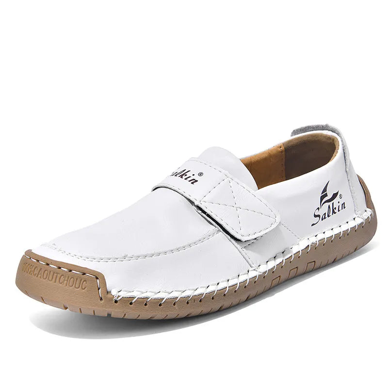 ⏰Last Day 70% OFF🔥Women's Premium Leather Hand-Stitched Slip-Ons