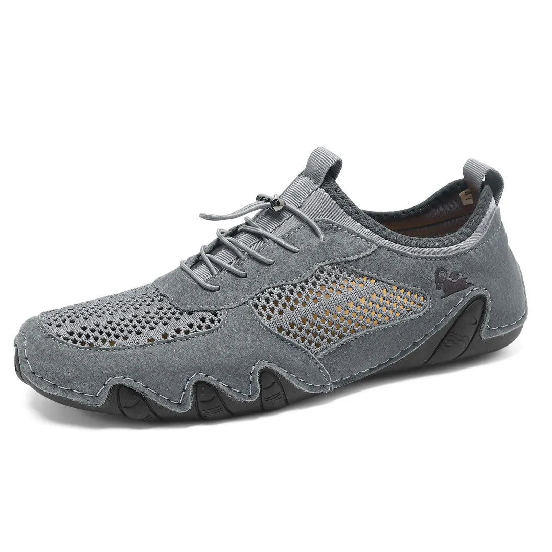 🔥On This Week Sale OFF 70%—Men'S Casual Sports Shoes Large Size Sewn Genuine Leather Mesh Shoes Octopus Men'S Shoes