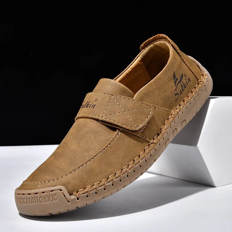 ⏰Last Day 70% OFF🔥Women's Premium Leather Hand-Stitched Slip-Ons