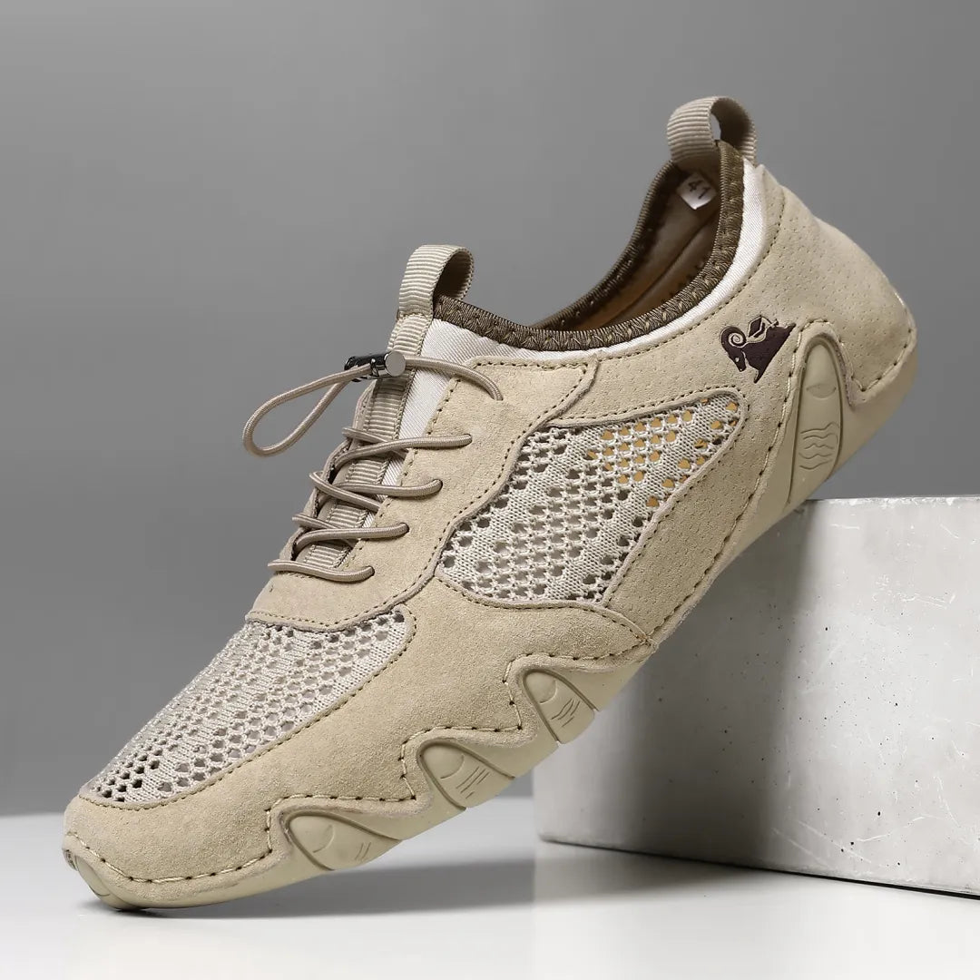 🔥On This Week Sale OFF 70%—Men'S Casual Sports Shoes Large Size Sewn Genuine Leather Mesh Shoes Octopus Men'S Shoes
