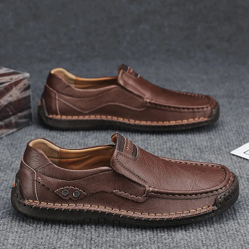 ⏰Ending Soon 70% OFF🔥Men's Classic Leather Slip-On Moc Loafers