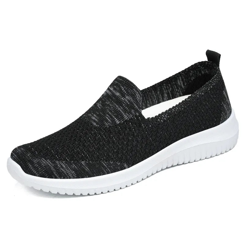 2024 new flying woven women's shoes