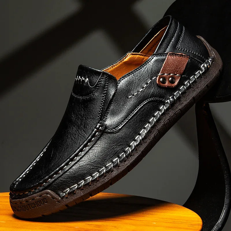 ⏰Last Day 70% OFF🔥Men's Handmade Genuine Leather Slip-On Loafers