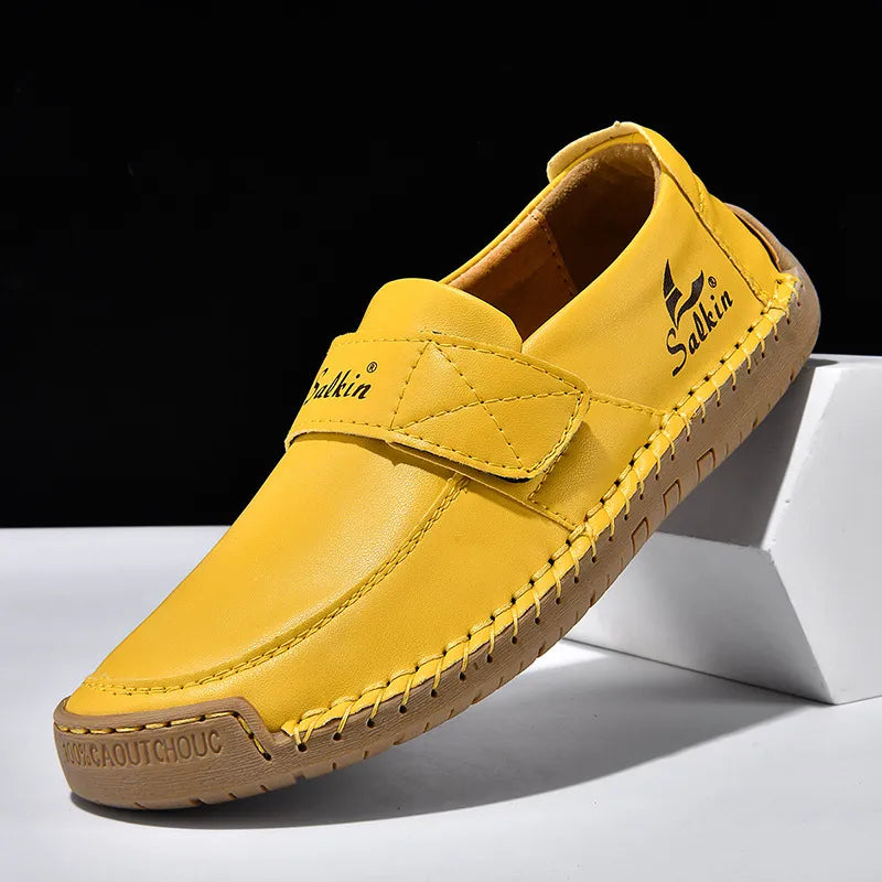 ⏰Last Day 70% OFF🔥Women's Premium Leather Hand-Stitched Slip-Ons