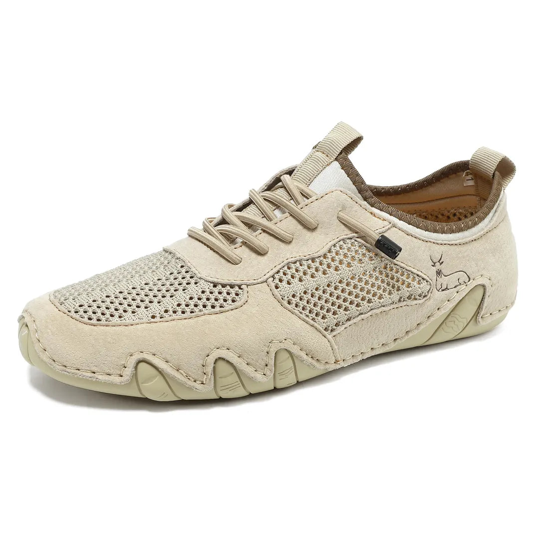 🔥On This Week Sale OFF 70%—Men'S Casual Sports Shoes Large Size Sewn Genuine Leather Mesh Shoes Octopus Men'S Shoes