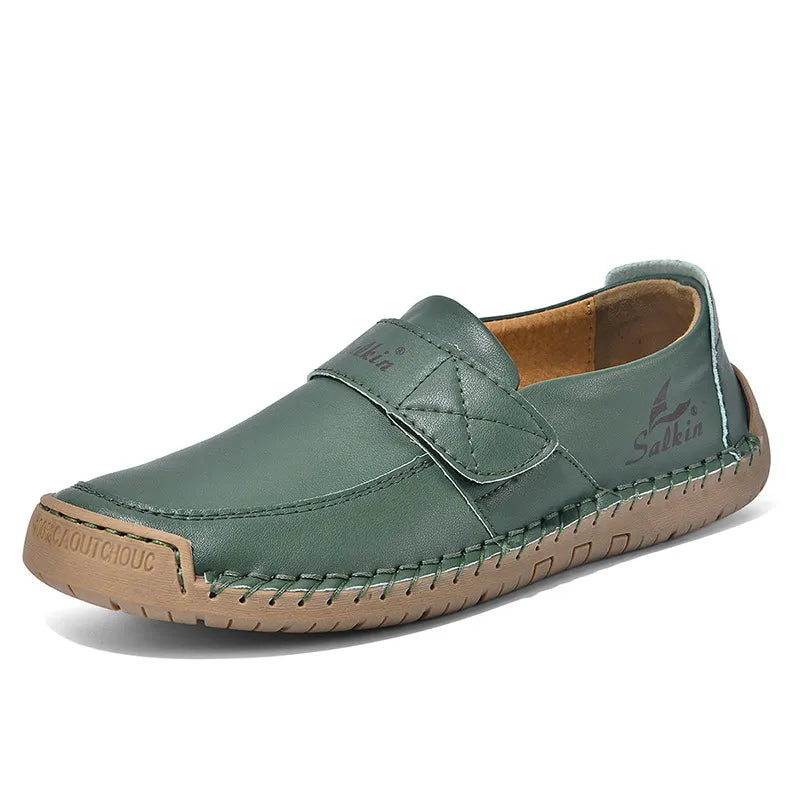 ⏰Last Day 70% OFF🔥Women's Premium Leather Hand-Stitched Slip-Ons
