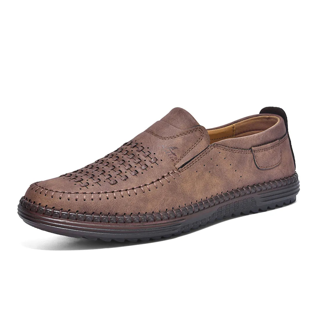 ⏰Limited Time 60% OFF - Men's Premium Cowhide Breathable Slip-On Driving Shoes