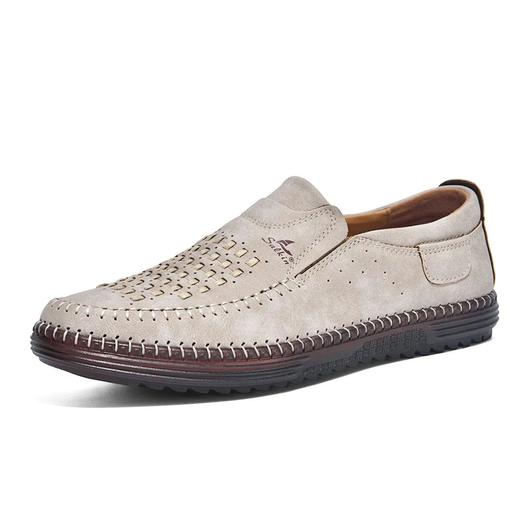 ⏰Limited Time 60% OFF - Men's Premium Cowhide Breathable Slip-On Driving Shoes