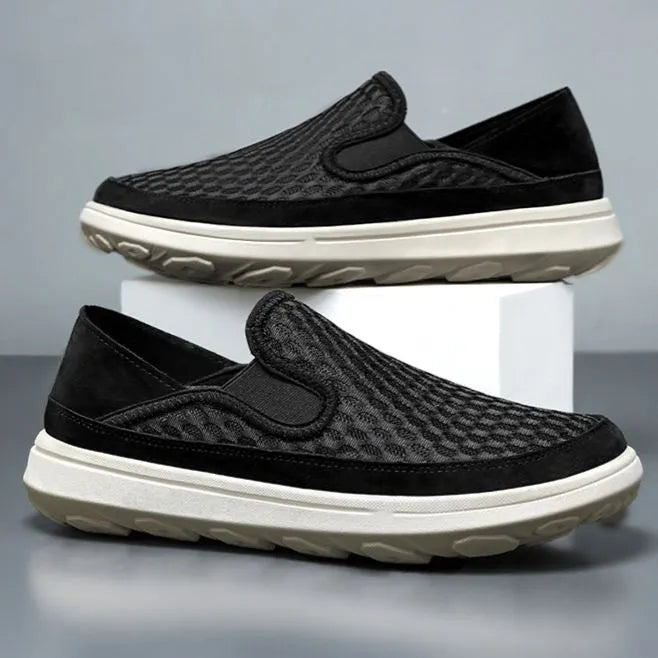 Shoes Men'S Casual Shoes Summer New Style Feiwei Breathable Non-Stinky Casual Shoes Soft Sole Lightweight