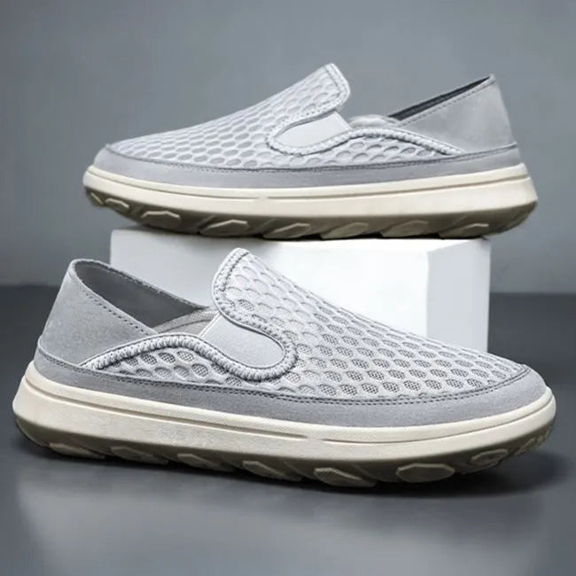 Shoes Men'S Casual Shoes Summer New Style Feiwei Breathable Non-Stinky Casual Shoes Soft Sole Lightweight