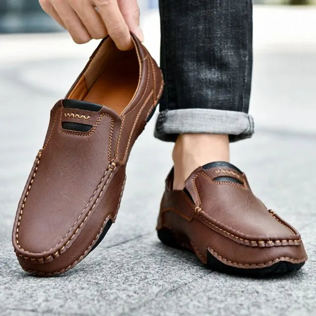 ⏰LAST DAY 60% OFF - Men's Summer Stitched Slip-On Loafers – Casual & Comfortable
