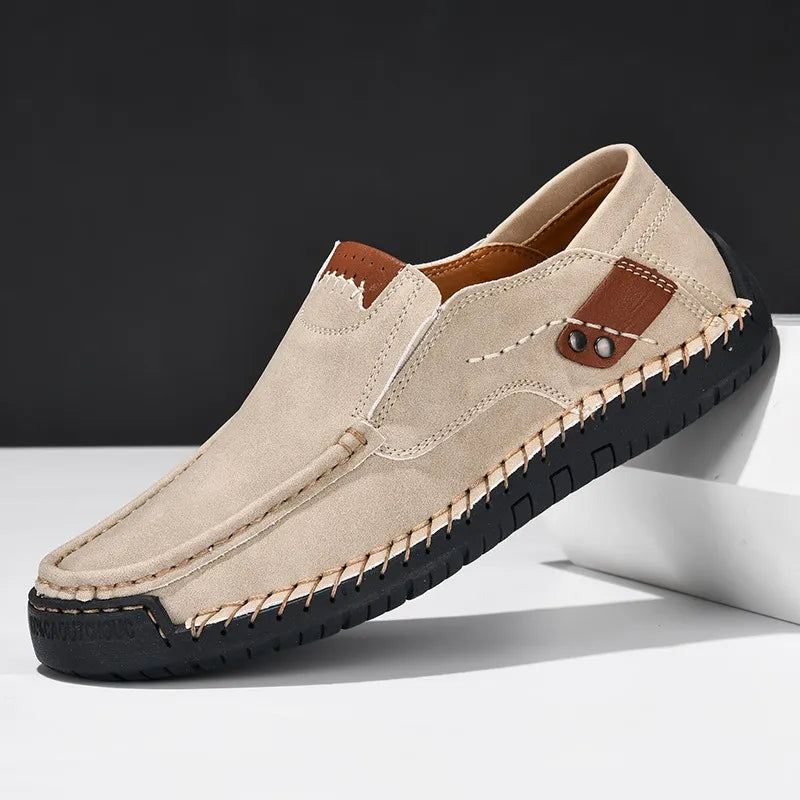 ⏰Last Day 70% OFF🔥Men's Handmade Genuine Leather Slip-On Loafers