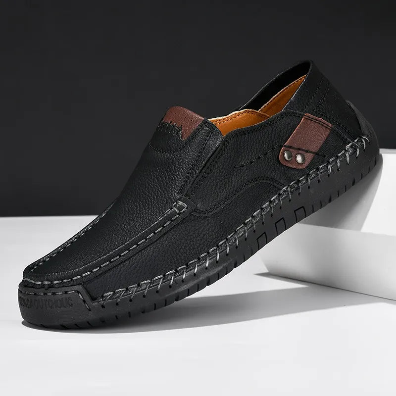 ⏰Last Day 70% OFF🔥Men's Handmade Genuine Leather Slip-On Loafers