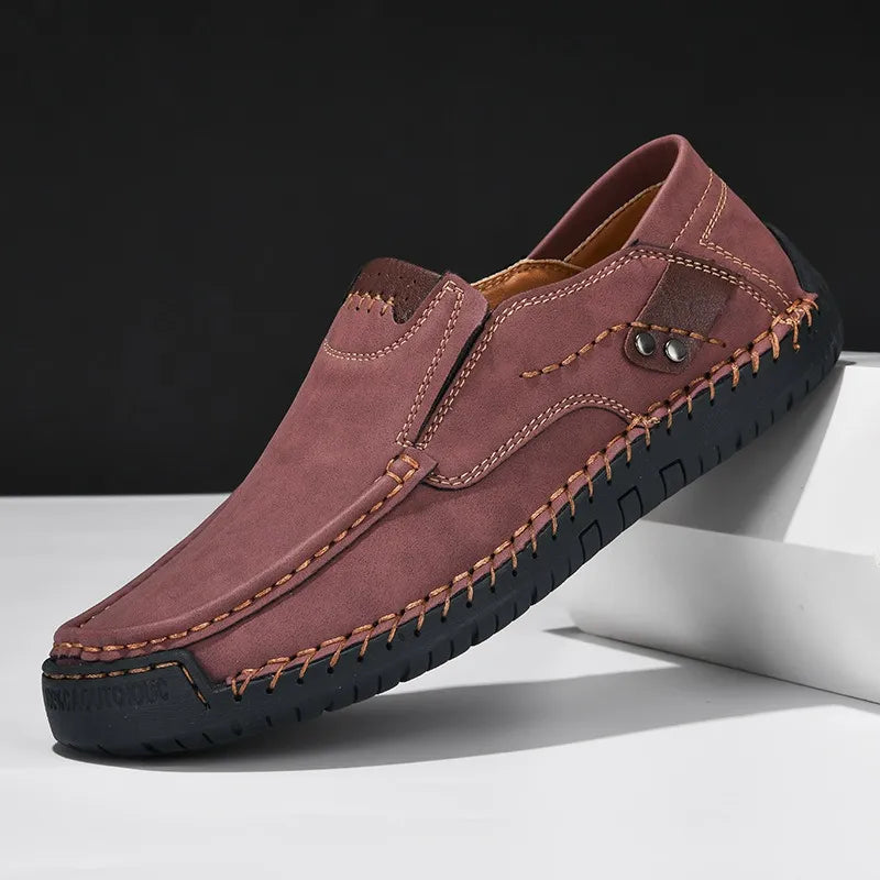⏰Last Day 70% OFF🔥Men's Handmade Genuine Leather Slip-On Loafers
