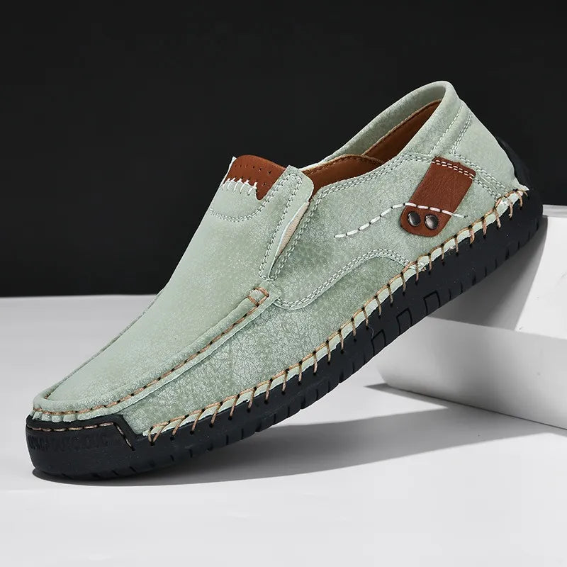 ⏰Last Day 70% OFF🔥Men's Handmade Genuine Leather Slip-On Loafers