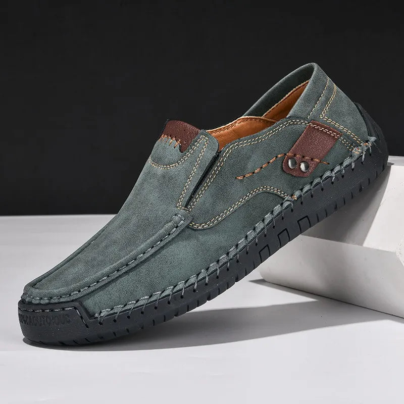 ⏰Last Day 70% OFF🔥Men's Handmade Genuine Leather Slip-On Loafers