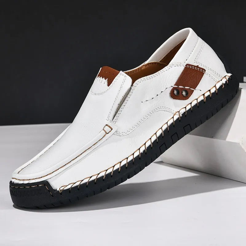 ⏰Last Day 70% OFF🔥Men's Handmade Genuine Leather Slip-On Loafers